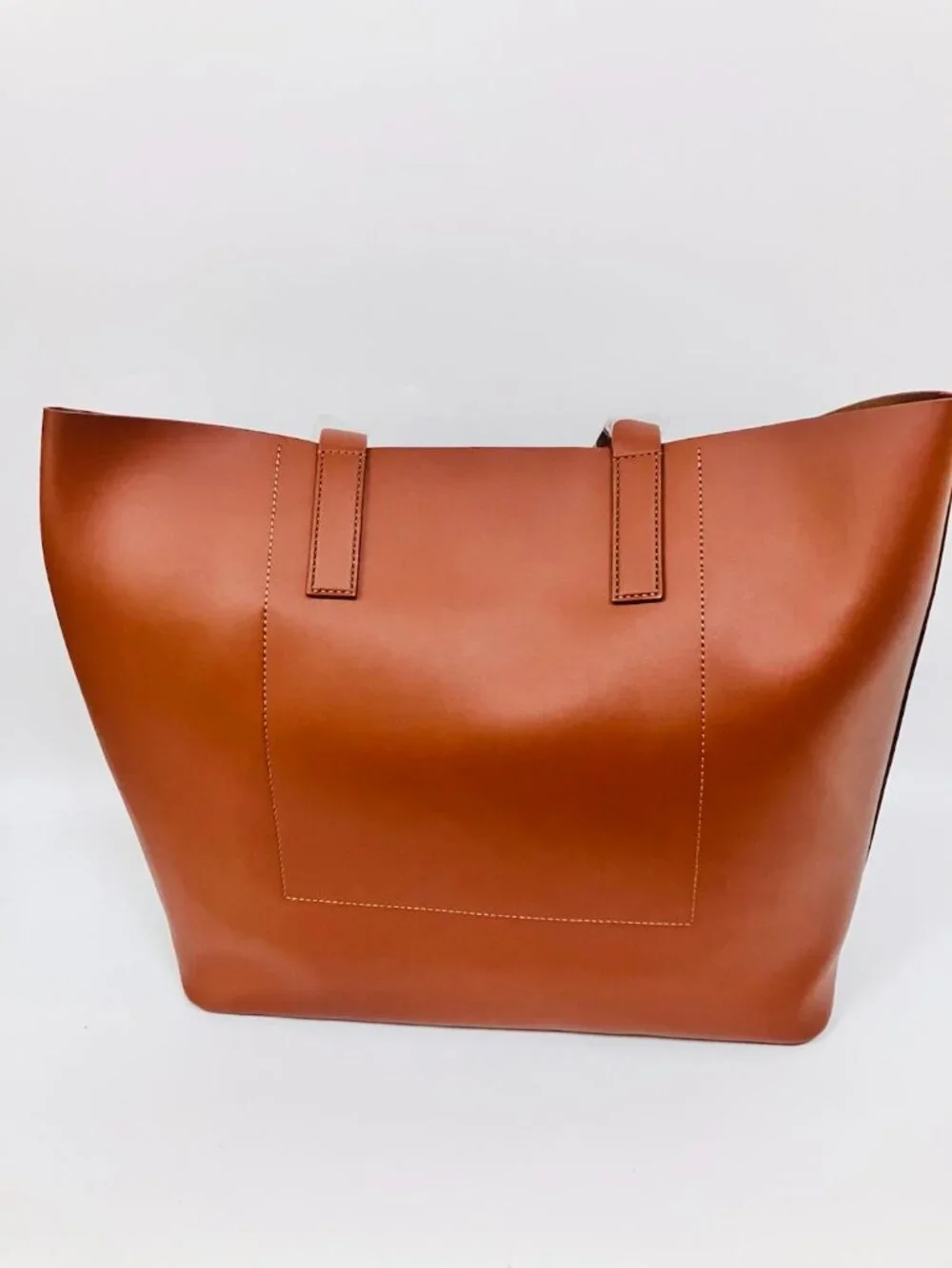 Everlane Tote Bag Brown Leather Handbag For Women